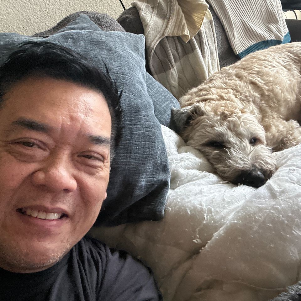 Jun and Koji at home
